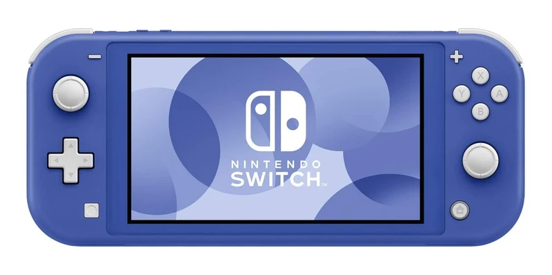 Nintendo Switch Lite Console Blue + Dobe Glass Film 9H (TNS-19118) Bundle
