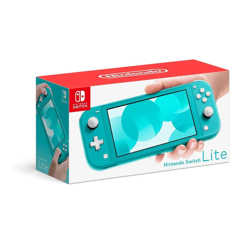 Nintendo Switch Lite Console Turquoise + Dobe Glass Film 9H (TNS-19118) Bundle