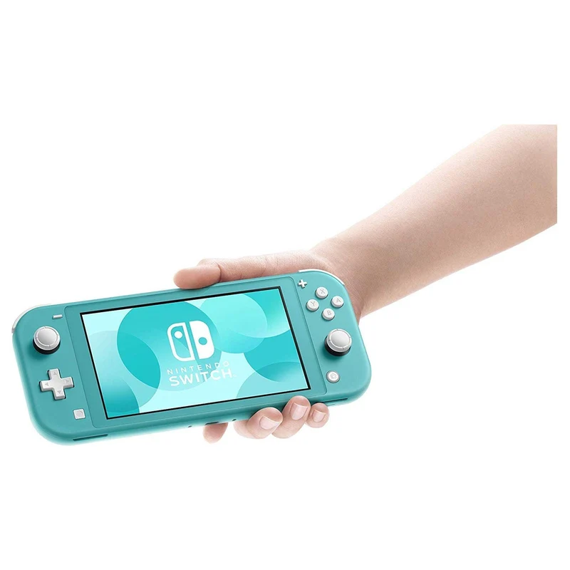 Nintendo Switch Lite Console Turquoise + Dobe Glass Film 9H (TNS-19118) Bundle