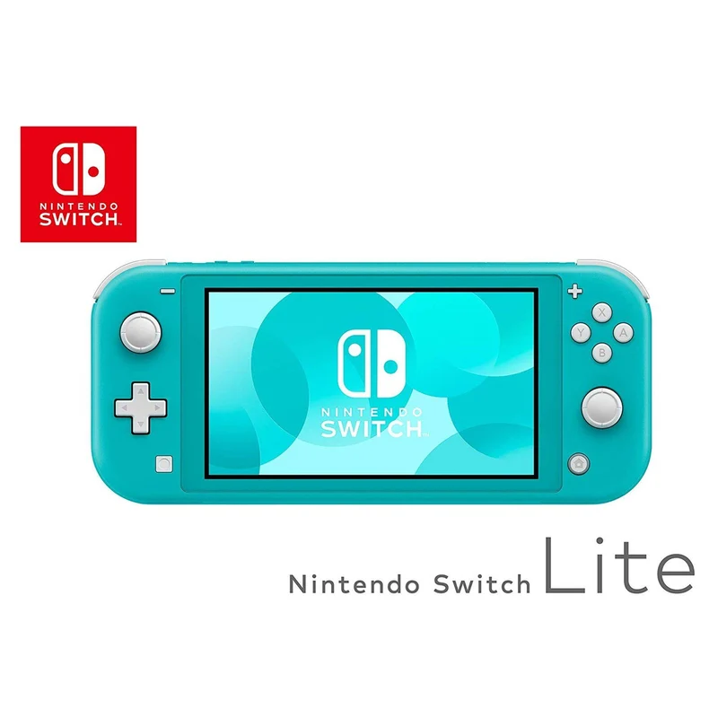Nintendo Switch Lite Console Turquoise + Dobe Glass Film 9H (TNS-19118) Bundle