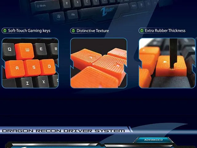 Elephant Dragonwar Dragon Recon Gaming Keyboard (GK-003)