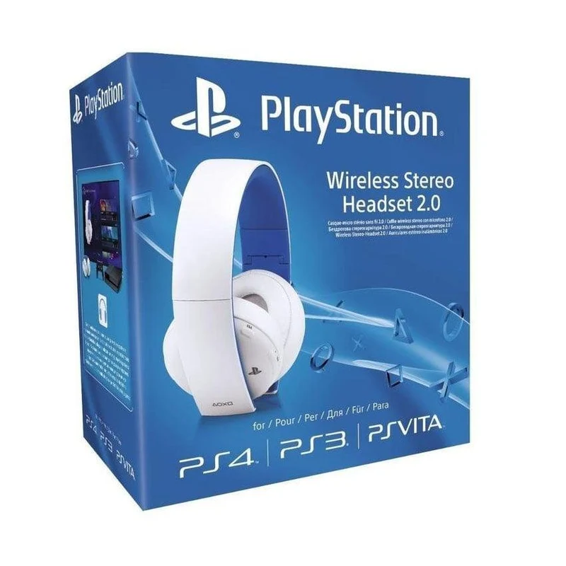 PS4/PS3/PSV Sony Wireless Stereo Headset White 2.0 (EU)