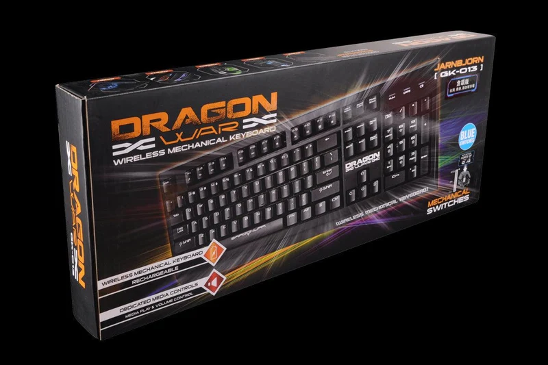 Dragonwar Rechargeable Wireless Mechanical Keyboard (GK-013-BK)