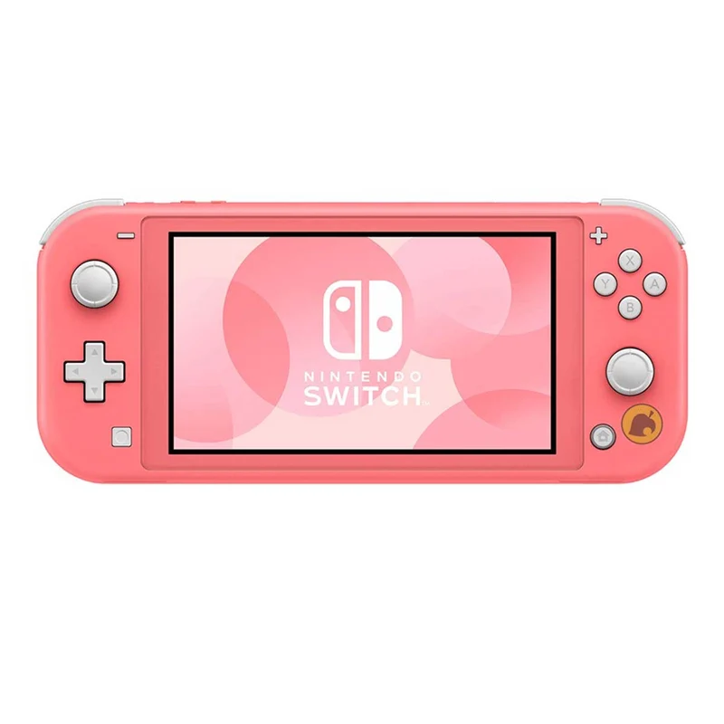 Nintendo Switch Lite Animal Crossing New Horizons Isabelle Aloha Edition Includes Animal Crosing New Horizon Game Card (Coral) (MDE) + Dobe NSW Glass Film (TNS-19118A)