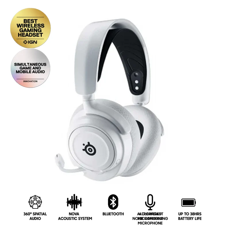 Steelseries Arctis Nova 7X Wireless Gaming Headset For Xbox (White) (PN61567)