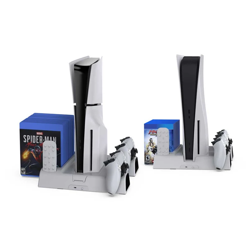 Dobe Multifunctional Cooling Stand For PS5 / New Slim PS5 (White) TP5-3532B