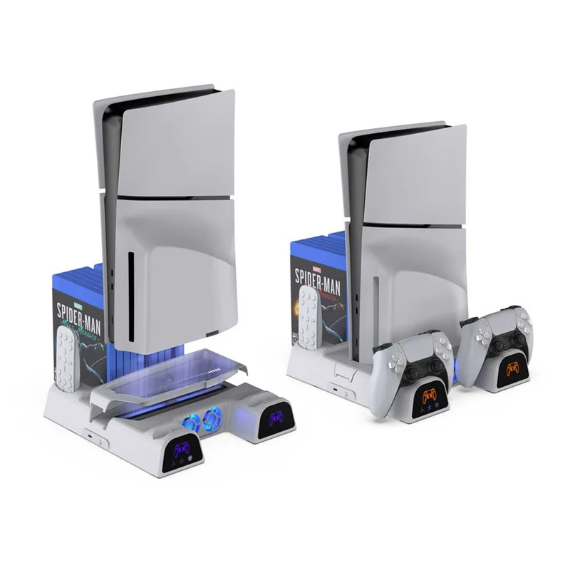 Dobe Multifunctional Cooling Stand For PS5 / New Slim PS5 (White) TP5-3532B