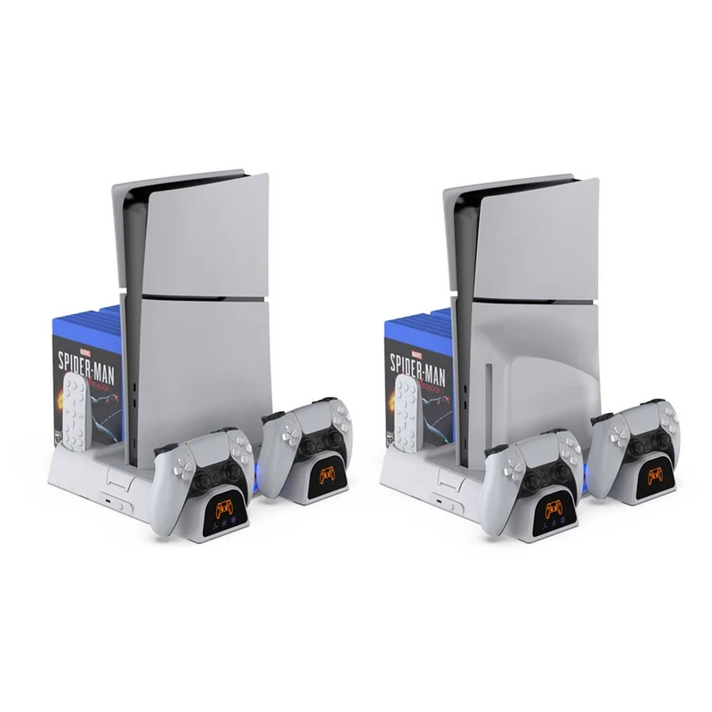 Dobe Multifunctional Cooling Stand For PS5 / New Slim PS5 (White) TP5-3532B