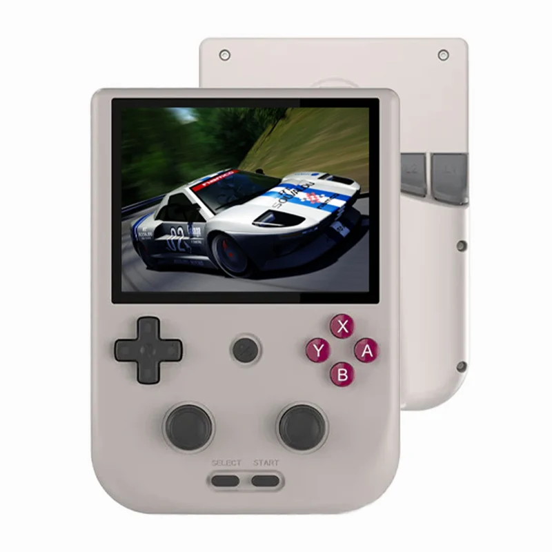 Anbernic RG405V Retro Handheld Gaming Console (Wood Grain Color, Gray, Transparent Purple)