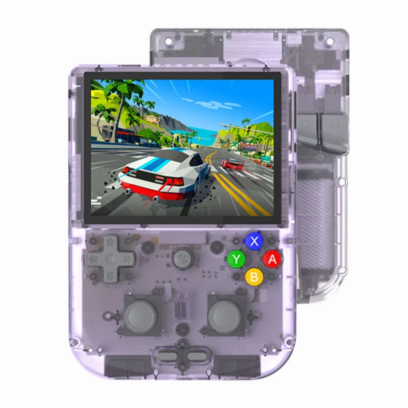 Anbernic RG405V Retro Handheld Gaming Console (Wood Grain Color, Gray, Transparent Purple)