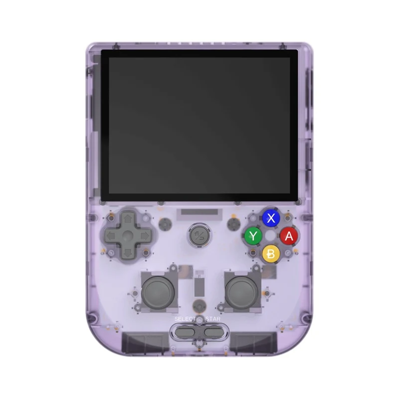 Anbernic RG405V Retro Handheld Gaming Console (Wood Grain Color, Gray, Transparent Purple)