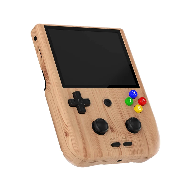 Anbernic RG405V Retro Handheld Gaming Console (Wood Grain Color, Gray, Transparent Purple)