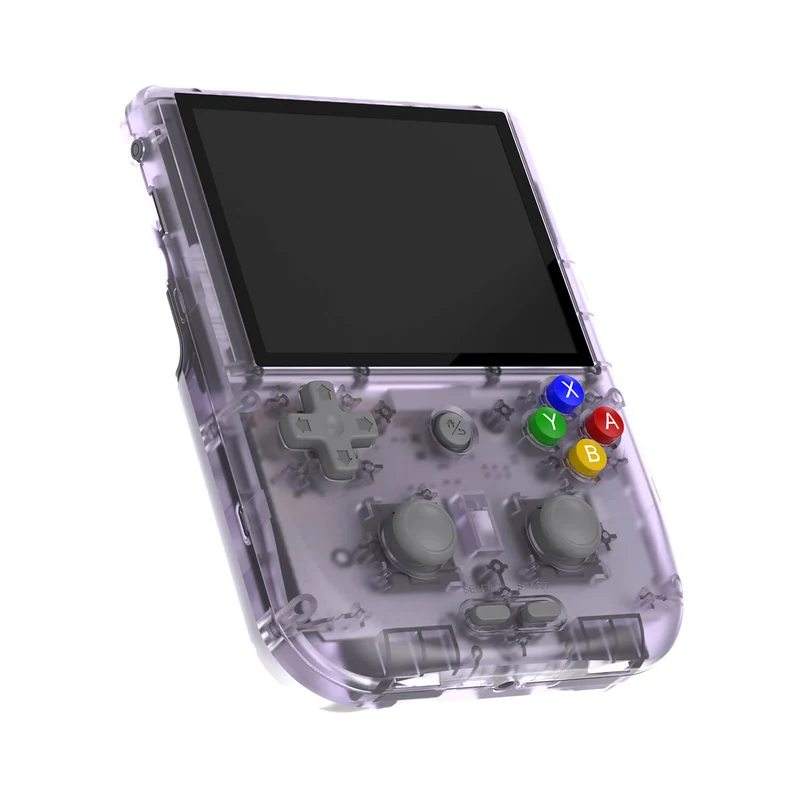 Anbernic RG405V Retro Handheld Gaming Console (Wood Grain Color, Gray, Transparent Purple)