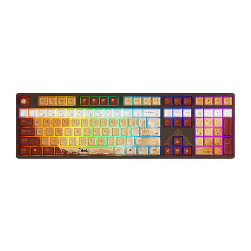 Akko Naraka Bladepoint 5108S RGB Hot-Swappable Wired Mechanical Keyboard (Akko CS Silver)