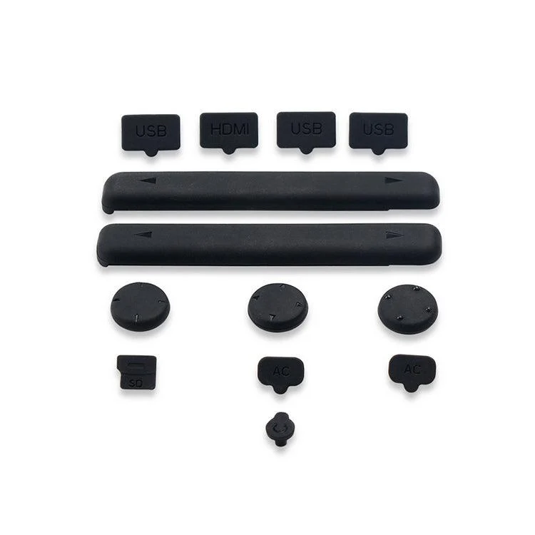 Nintendo Switch Console With Grey Joycon + NSW Dobe Dust-Proof Kit Include Rubber Plug & Toughened Glass Film (TNS-862) Bundle