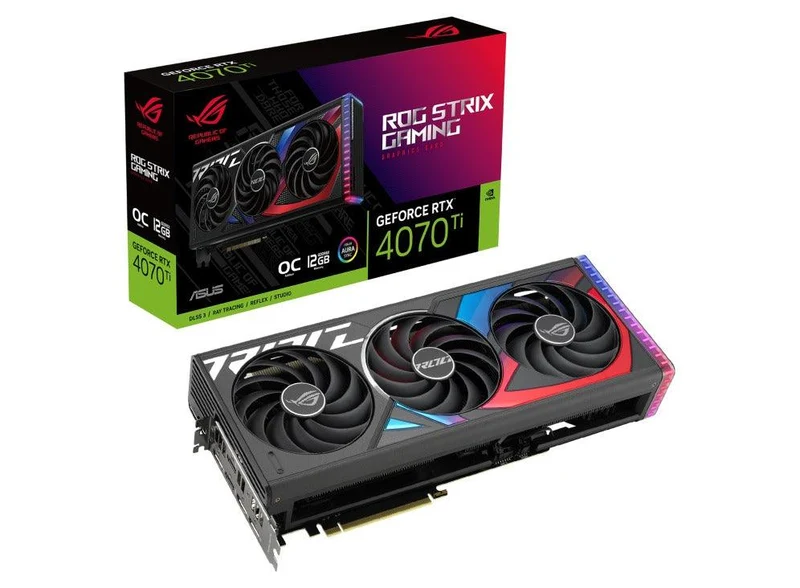 Asus ROG Strix GeForce RTX 4070 Ti O12G Gaming Graphics Card