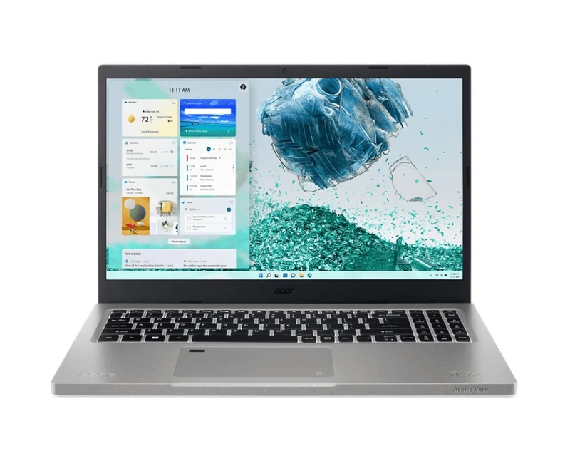 Acer Aspire Vero AV15-53P-58T2 Laptop (Cobblestone Grey) | 15.6" FHD (1920x1080) | i5-1335U | 8GB RAM | 512GB SSD | Intel Iris Xe Graphics | Windows 11 Home | MS Office Home & Student 2021 | Acer Entry Run Rate Backpack E-1620-P