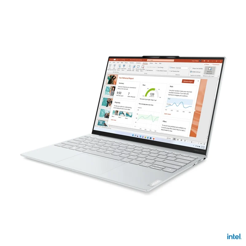 Lenovo Yoga Slim 7 Carbon 13IAP7 82U9001QPH Laptop (Moon White) | 13.3" 2.5K (2560x1600) | i5-1240P | 8GB RAM | 512GB SSD | Intel Iris Xe Graphics | Windows 11 Home | MS Office Home & Student 2021 | Yoga Sleeve