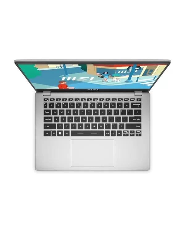 MSI Modern 14 C12M-620PH Laptop (Urban Silver) | 14" FHD | i3-1215U | 8GB RAM | 512GB SSD | Intel UHD Graphics | Windows 11 Home | MSI Sleeve Bag GP