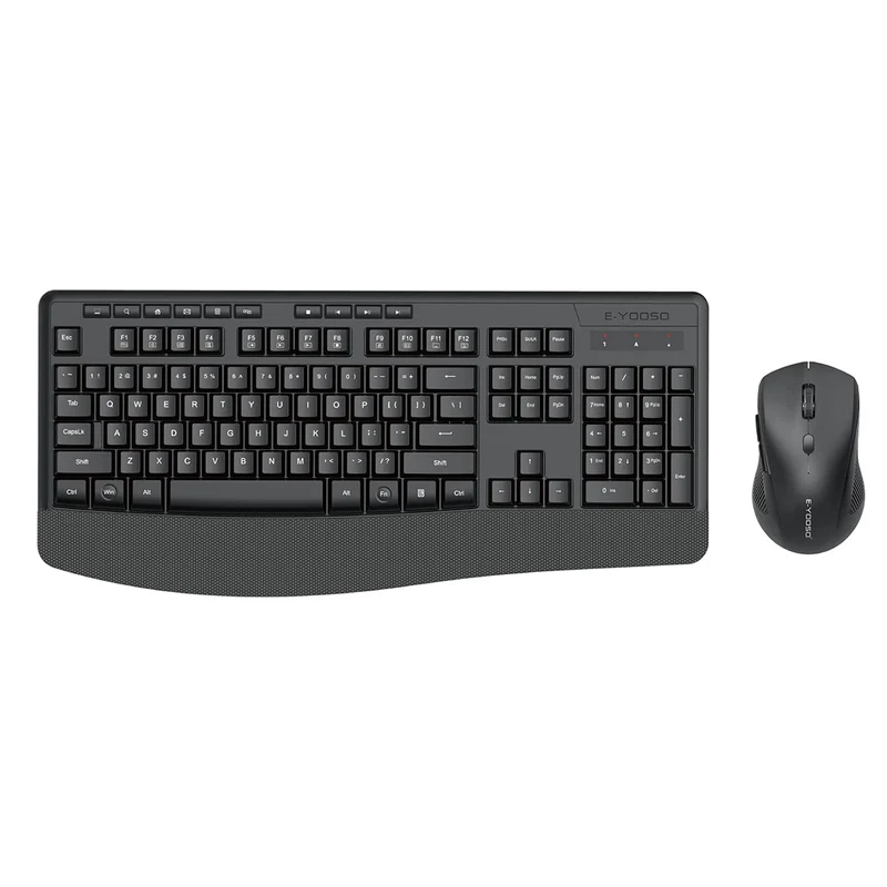 E-Yooso E-787 Wireless Keyboard & Mouse Combo (Black)