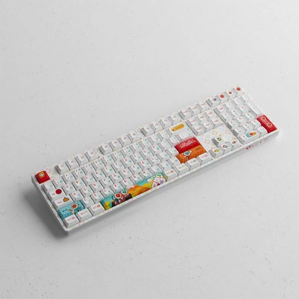 Akko Taiko No Tatsujin 5108S RGB Hot-Swappable Wired Mechanical Keyboard (Akko Crystal)