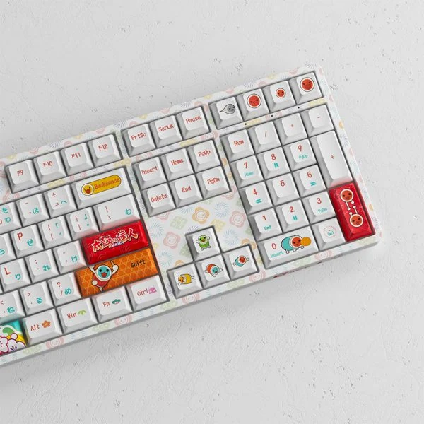 Akko Taiko No Tatsujin 5108S RGB Hot-Swappable Wired Mechanical Keyboard (Akko Crystal)