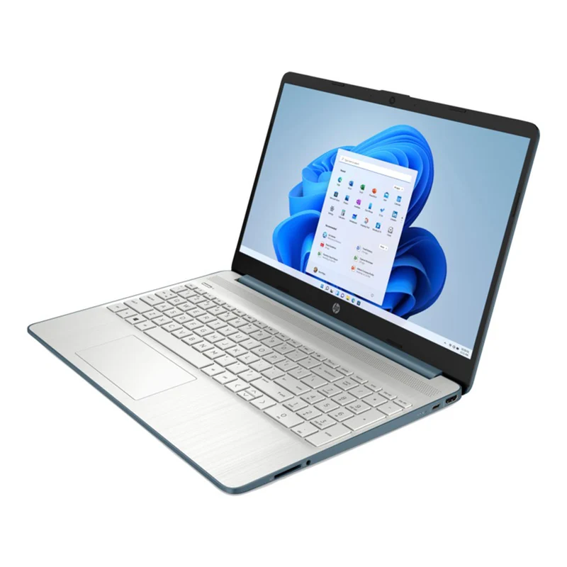 HP 15S-FQ5218TU Laptop (Spruce Blue) | 15.6" FHD (1920x1080) | i7-1255U | 16GB RAM | 512GB SSD | Intel Iris Xe | Windows 11 Home | MS Office Home & Student 2021 | HP Prelude Topload Bag