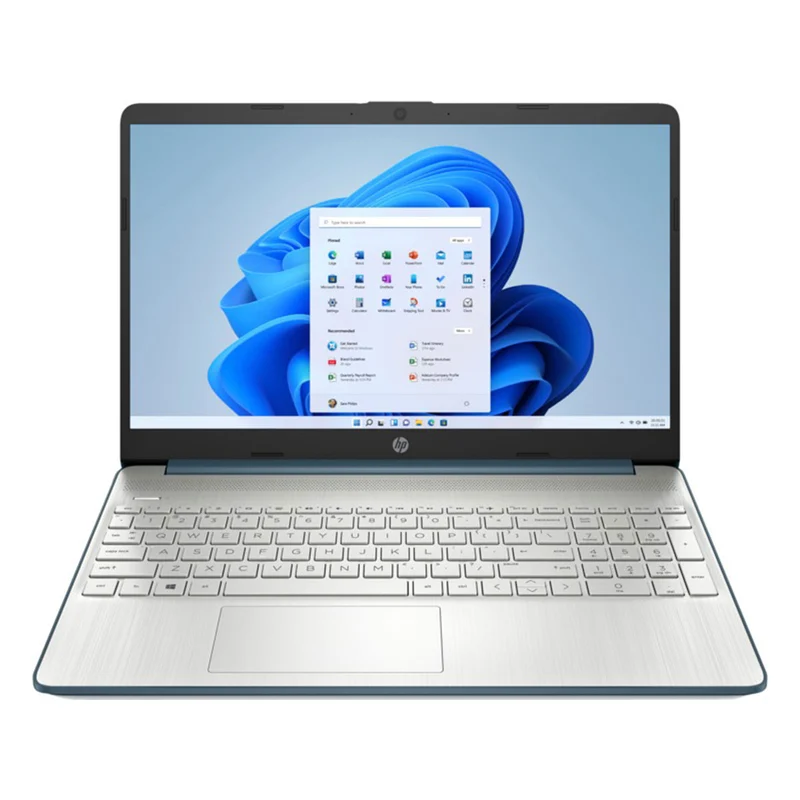 HP 15S-FQ5218TU Laptop (Spruce Blue) | 15.6" FHD (1920x1080) | i7-1255U | 16GB RAM | 512GB SSD | Intel Iris Xe | Windows 11 Home | MS Office Home & Student 2021 | HP Prelude Topload Bag
