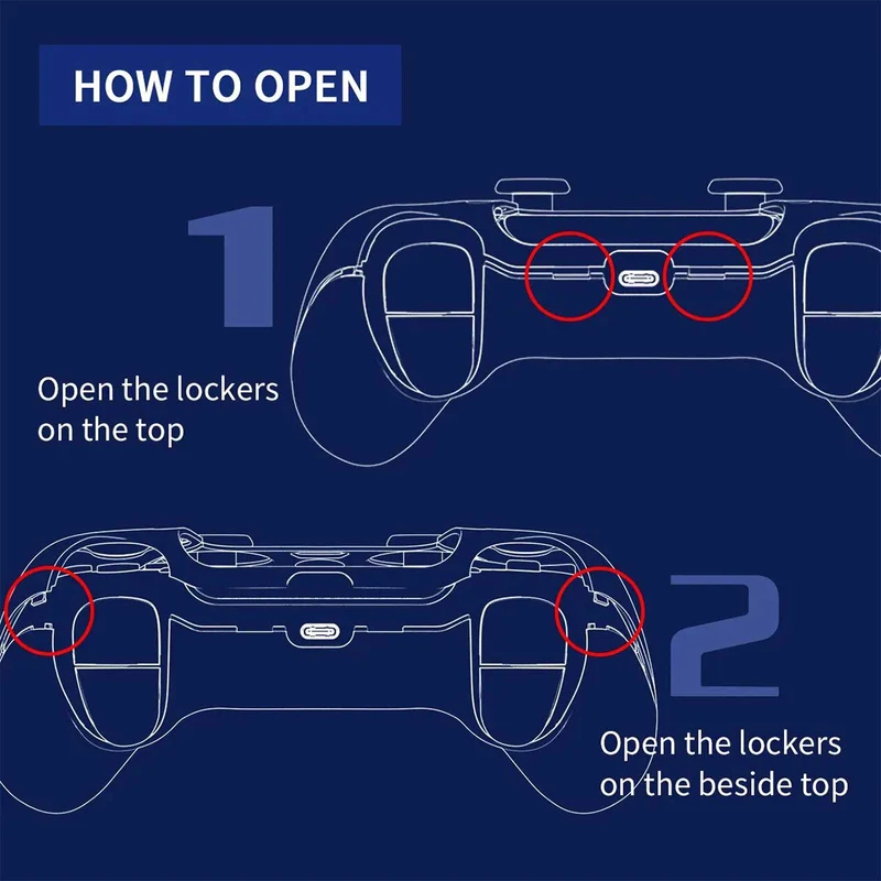 IINE PS5 Edge Controller Protection Case (Transparent) (L778)