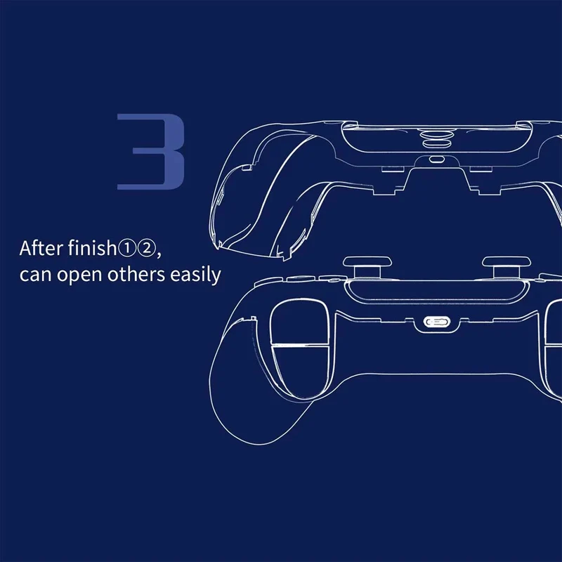 IINE PS5 Edge Controller Protection Case (Transparent) (L778)