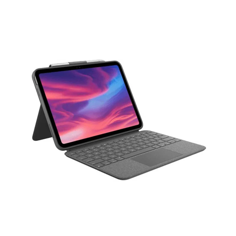 Logitech Combo Touch Case For Apple Ipad 10Th Gen (Oxford Grey) (920-011434)