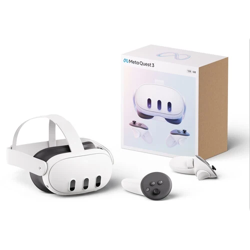 Meta Quest 3 All In One VR Gaming Headset (White) (128GB, 512GB)