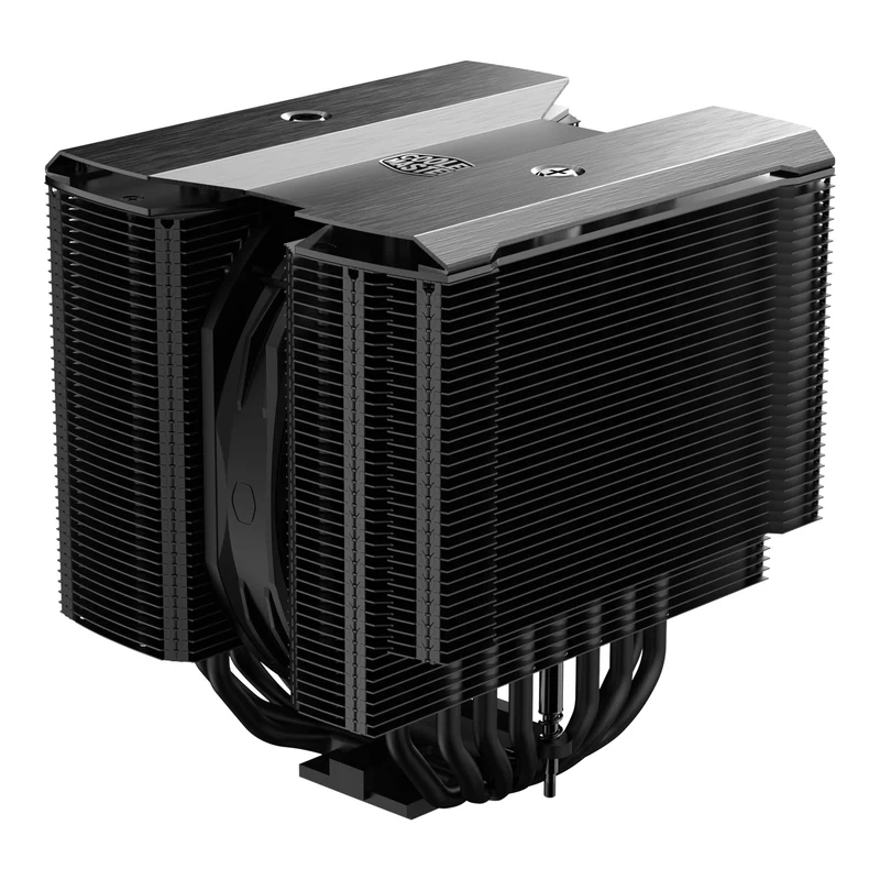 Cooler Master MasterAir MA824 Stealth Dual Tower CPU Air Cooler (Black)