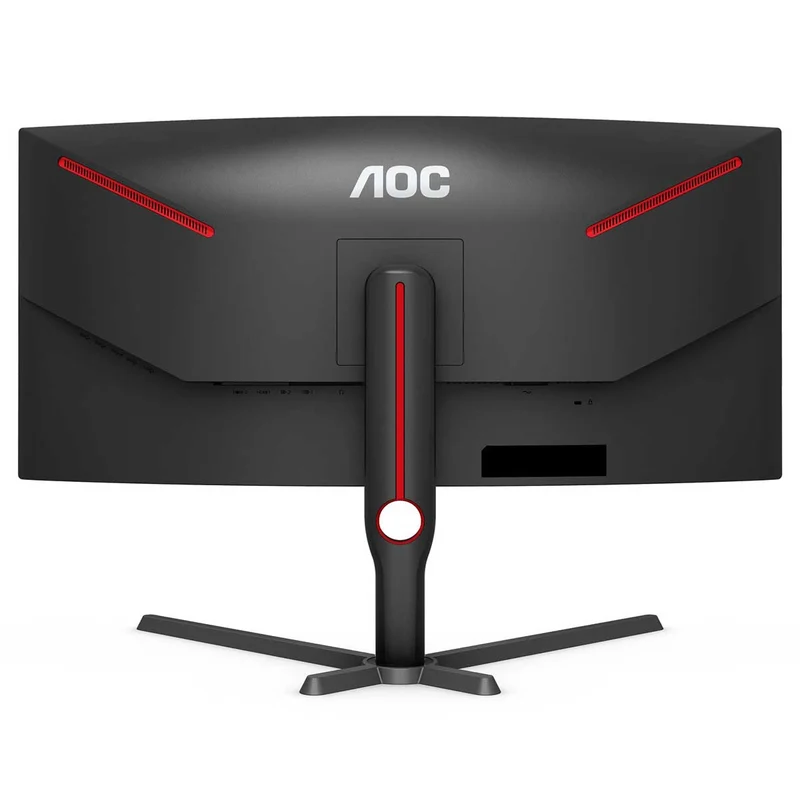 AOC CU34G3S/71 34" WQHD (3440x1440) 165Hz 1ms Curved Freesync Gaming Monitor (Black/Red)