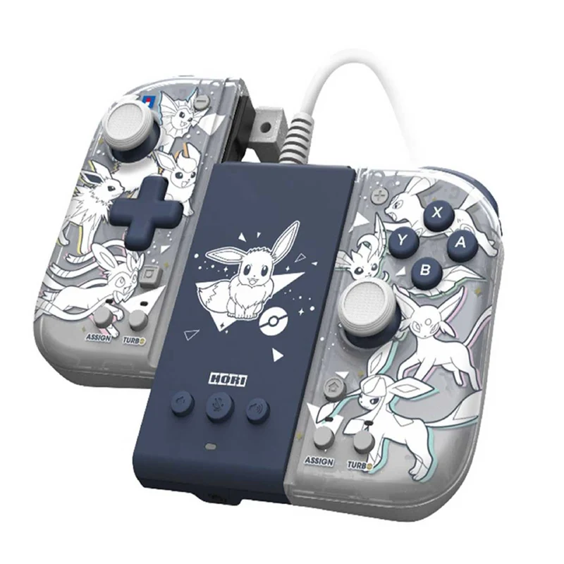 Hori NSW Split Pad Compact Attachment Set Pokemon Eevee Evolutions Edition For Nintendo Switch | Switch OLED (NSW-453A)