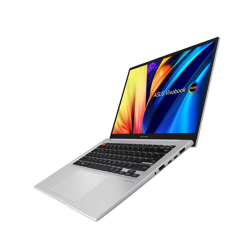 Asus Vivobook S14 K3402ZA-KM085WS Notebook (Neutral Gray) | 14" 2.8K (2880x1800) OLED | i7-12700H | 16GB RAM | 512GB SSD | Intel Iris XE Graphics | Windows 11 Home | Asus BP1504 Casual Backpack
