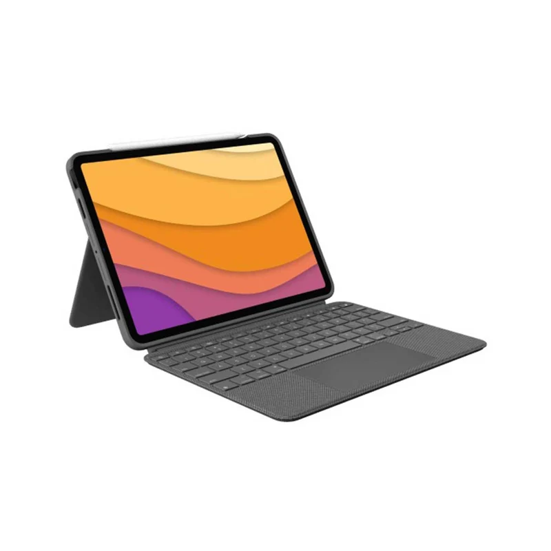Logitech Combo Touch Case For Apple Ipad Air 4Th & 5Th Gen (Oxford Grey) (920-010296)