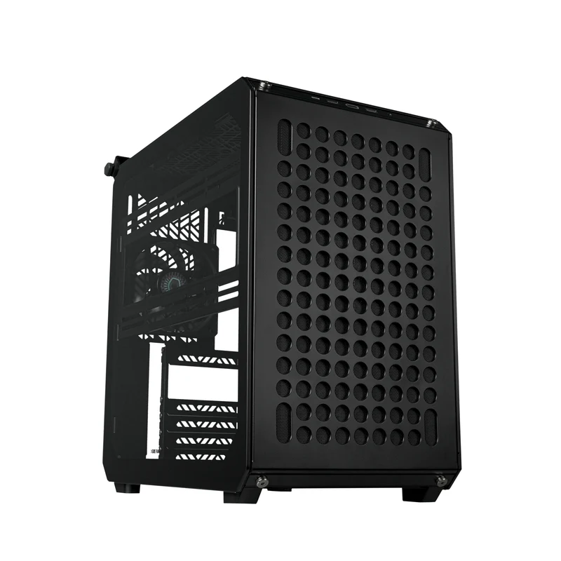 Cooler Master Qube 500 Flatpack Small High Airflow Mid-Tower ATX Customizable Gaming PC Case