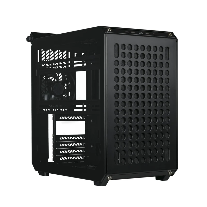 Cooler Master Qube 500 Flatpack Small High Airflow Mid-Tower ATX Customizable Gaming PC Case