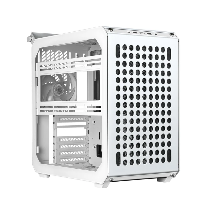 Cooler Master Qube 500 Flatpack Small High Airflow Mid-Tower ATX Customizable Gaming PC Case