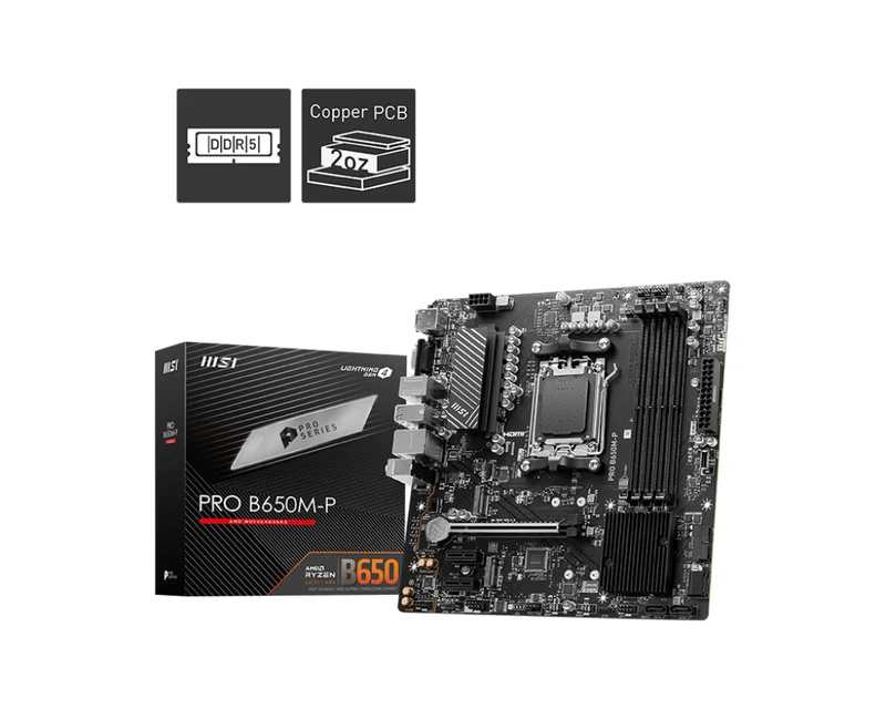 MSI Pro B650M-P AMD Motherboard