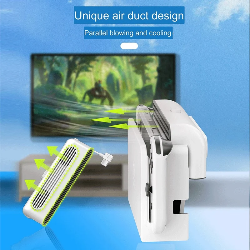 IINE Cooling Base Fan For Switch / Switch OLED (L766)