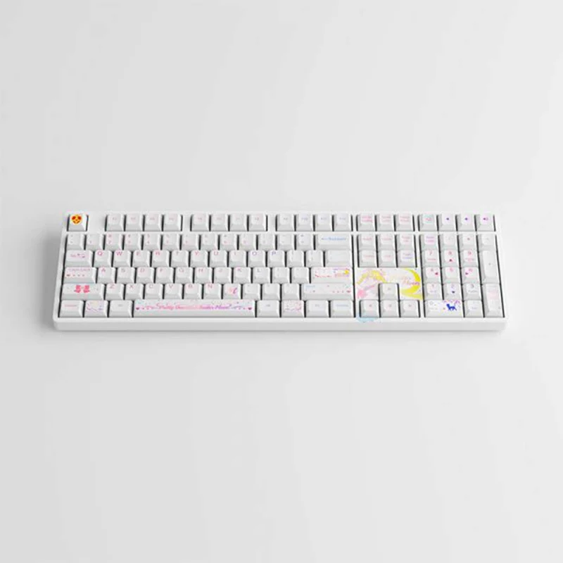 Akko Sailor Moon Crystal 5108B Plus Multi-Modes RGB Hot-Swappable Mechanical Keyboard (Gateron Orange - Lubed)