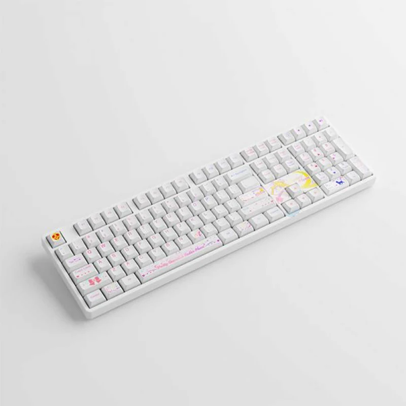Akko Sailor Moon Crystal 5108B Plus Multi-Modes RGB Hot-Swappable Mechanical Keyboard (Gateron Orange - Lubed)