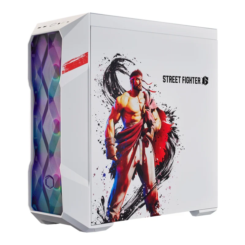 Cooler Master Masterbox TD500 Mesh V2 Mid-Tower Gaming Case (White)