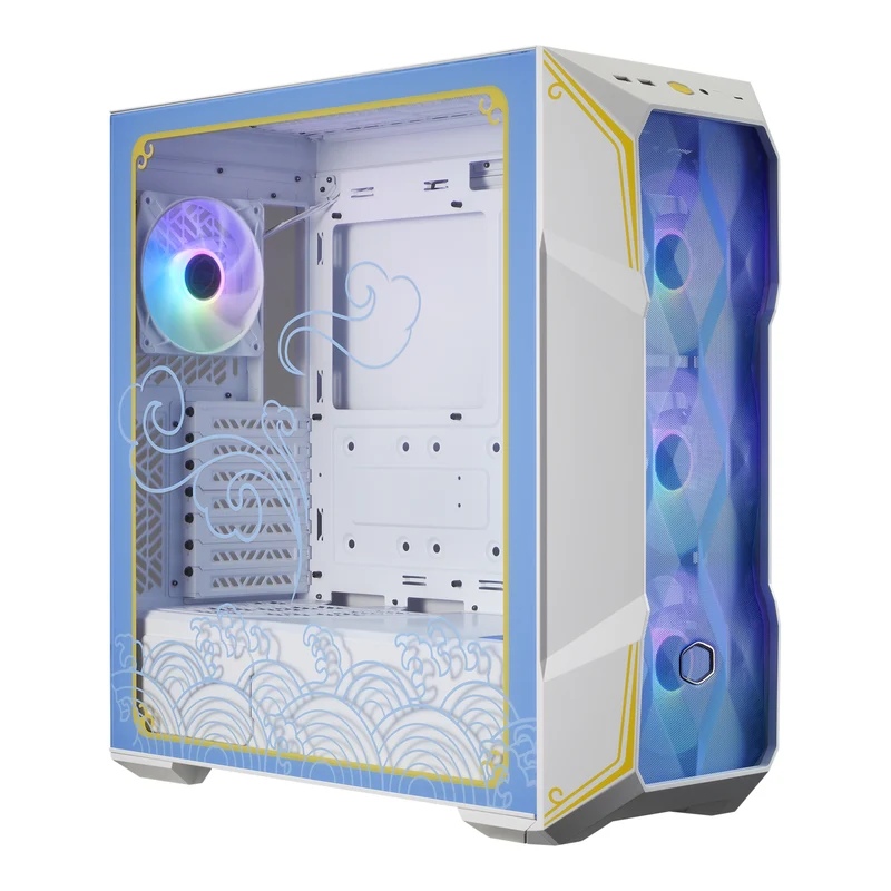 Cooler Master Masterbox TD500 Mesh V2 Mid-Tower Gaming Case (White)