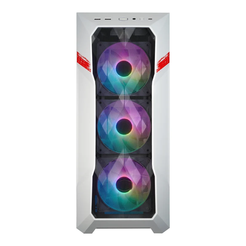 Cooler Master Masterbox TD500 Mesh V2 Mid-Tower Gaming Case (White)