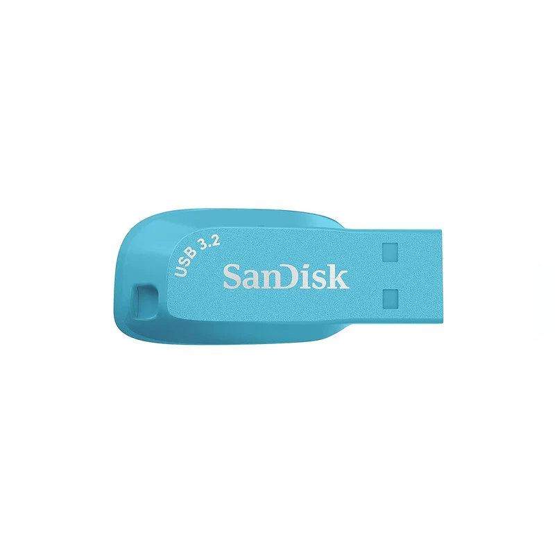 Sandisk Ultra Shift 128GB USB 3.2 Gen 1 Flash Drive (Black, Cattleya Orchid Purple, Bachelor Button Blue, Evening Primrose Green)