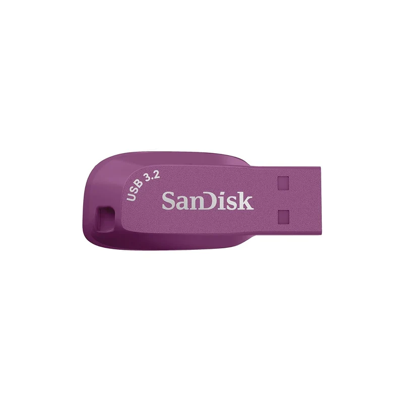 Sandisk Ultra Shift 128GB USB 3.2 Gen 1 Flash Drive (Black, Cattleya Orchid Purple, Bachelor Button Blue, Evening Primrose Green)