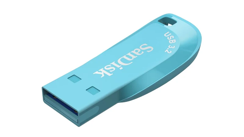 Sandisk Ultra Shift 64GB USB 3.2 Gen 1 Flash Drive (Black, Cattleya Orchid Purple, Bachelor Button Blue, Evening Primrose Green)